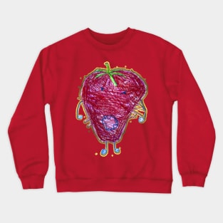 Disco Strawberry Crewneck Sweatshirt